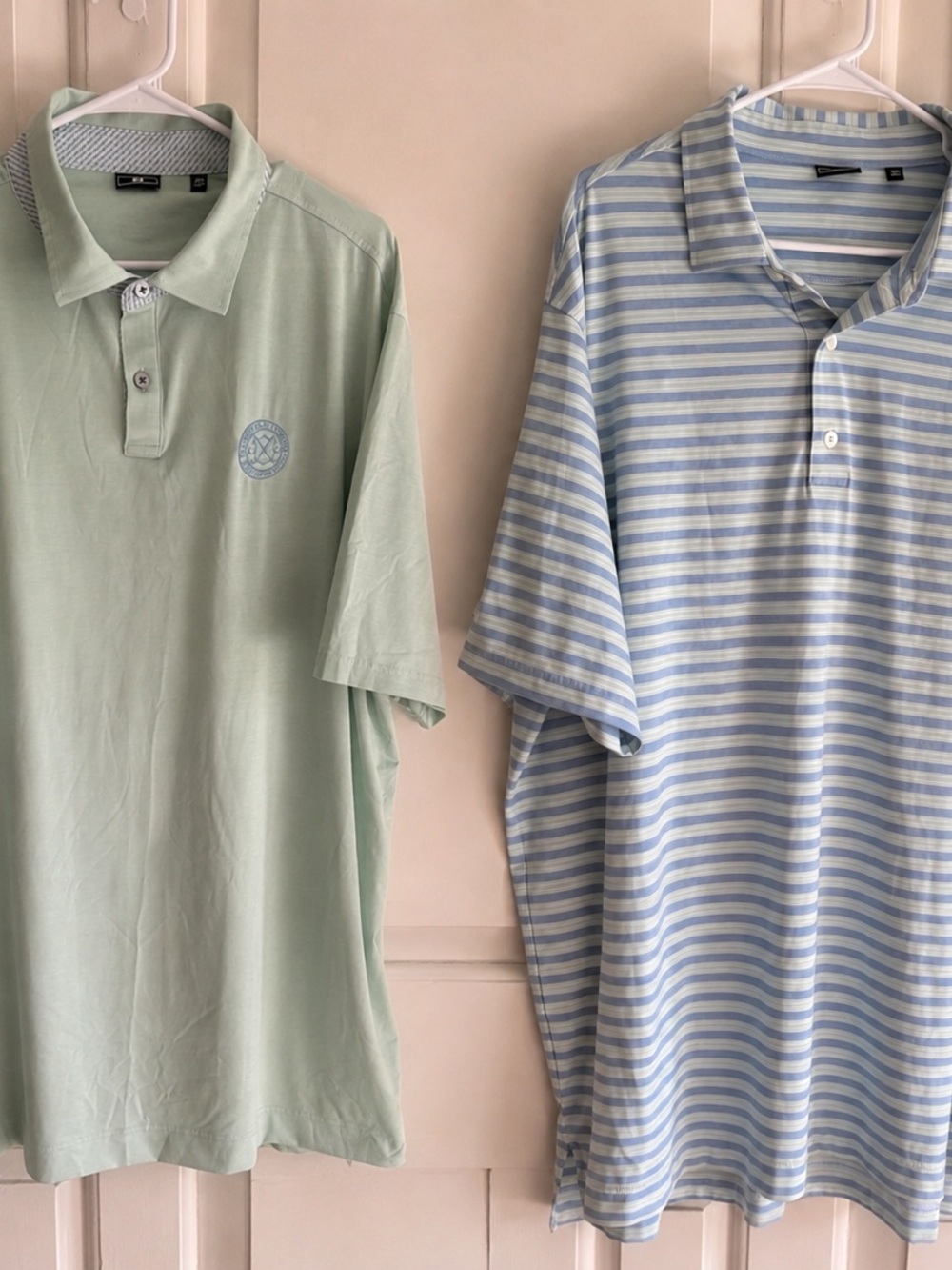 LOT 2 FootJoy Golf Men's Polo Shirts Collared Button Logo Short Sleeve Mens 2XL